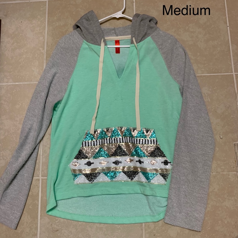 Sweater with Aztec detail
